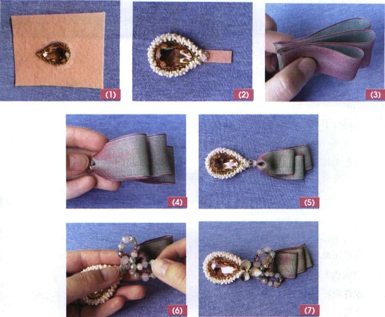 Figure 6-24 Making the Butterfly Waltz Crystal Glow Hairpin