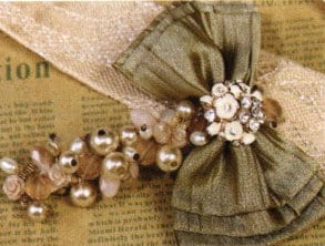 Figure 6-28 Butterfly and Pearl Embrace Hairpin Style Diagram