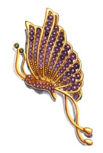 Шаг 12 Закрасьте отбрасываемую брошь тень серым цветом Пейна. Отрегулируйте и завершите работу.