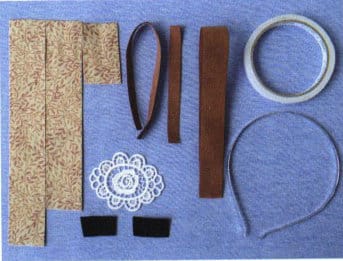 Figure 6-32 Preparation of materials for the butterfly hairpin