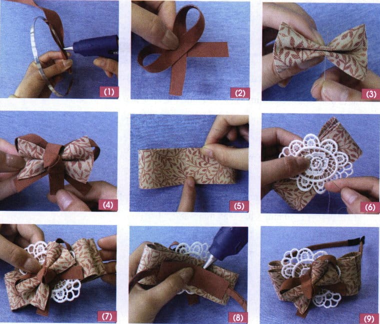 Figure 6-33 Making the Layered Whispers Butterfly Hair Clip