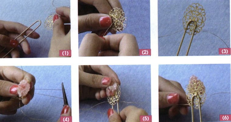 Figure 6-39 Production of the Plum-Rose Melody Hairpin