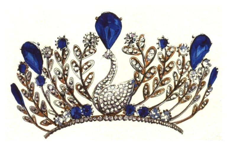 Step 11 Further deepen colors with violet, cerulean blue, Payne’s grey, dark brown, and burnt umber.