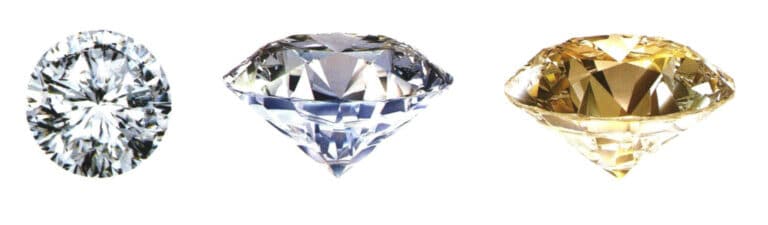 Diamonds, also known as carbonado, are the hardest natural substance in the world and are hailed as the "king of gemstones," symbolizing eternity. Generally, colorless and transparent diamonds are the best, with colorless and a slight blue hue being the most valuable, while colors like pink, green, and golden are also relatively rare. Diamonds are mainly produced in South Africa, Australia, Russia, and China's Liaoning and Shandong provinces.