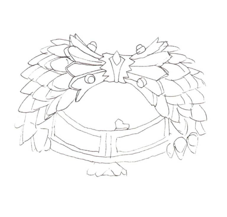 (2) Choose an image you want to express, observe and analyze spatial perspective, and initially conceive the composition. Once the concept matures, use a pencil to sketch, lightly and casually outlining the general shape of the jewelry, initially dividing functional areas and spaces, determining the composition of the picture, and paying attention to the overall proportional relationship. This step does not require consideration of local detail depiction.