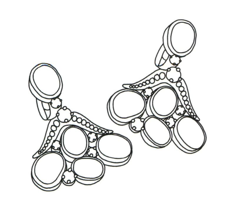 Using the Graphics Tablet to Draw Jewelry Design Effects