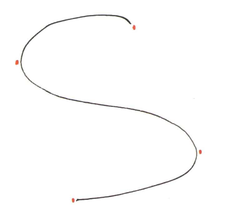 Curves are very flexible and dynamic lines and are also commonly used in hand-drawn furniture design. When using curves, it is essential to emphasize their elasticity and tension. When drawing curves, be decisive and forceful, and strive to complete the stroke in one go. Additionally, when drawing curves, ensure that your wrist and finger joints are relaxed, allowing the line variations to be natural; pay attention to your strokes, do not apply too much pressure, and express the gentle characteristics of the curve.