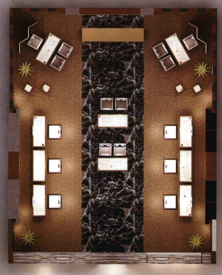 Figure 4-5 Color floor plan