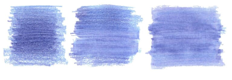 Two-Color Blending (Colored Pencils 447 + 443)
