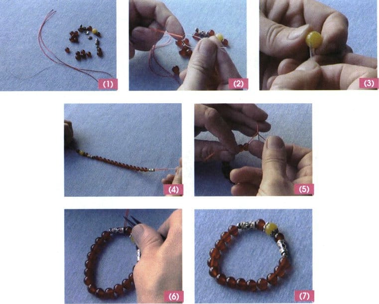 Figure 3-19 Elastic Cord Beading