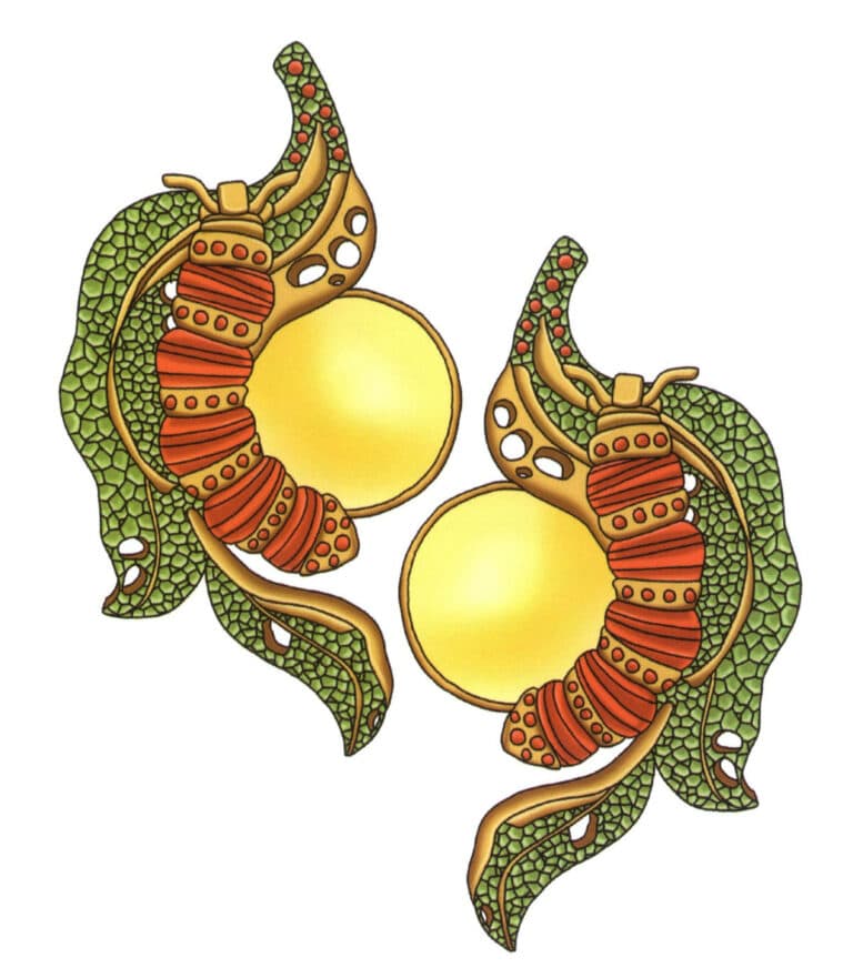 Komplementärfarben sind zwei Farben, die im Abstand von 12°~180° auf dem 24-Farben-Farbkreis angeordnet sind und häufig in Paaren wie Gelb und Blau, Rot und Cyan usw. auftreten. Darüber hinaus können auch dunkle und helle Farben sowie kühle und warme Farben komplementäre Farbbeziehungen darstellen. Nachfolgend finden Sie Beispiele für die Verwendung von Komplementärfarben zur Darstellung von Schmuckeffekten.