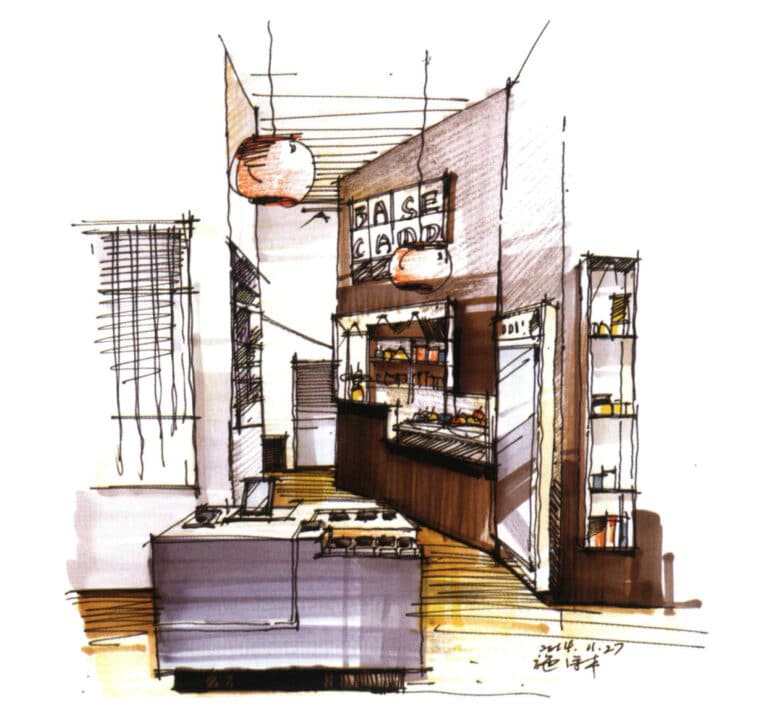 Figure 5-20 Hand-drawn creative sketch