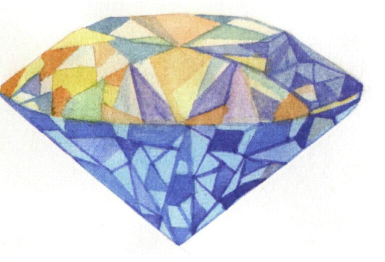 Step 07 Enhance remaining areas using burnt sienna, violet, and yellow ochre. Maintain subtlety---avoid over-saturation.