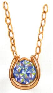 Step 11 Highlight reflective areas and add finishing sparkle with white paint using a liner brush, completing the artwork.