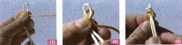 Figure 4-17 Double Snake Knot Bracelet Making
