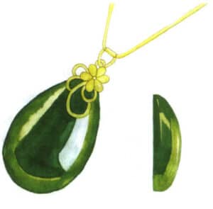 Step 07 Apply Medium Yellow as the base layer for the metal floral motifs and chain.