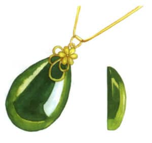 Step 08 Use Yellow Ochre to darken shadow areas on the metal, hinting basic light-dark relationships.