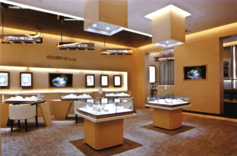 Figure 6-12 The correspondence between the display cabinet and the ceiling shape