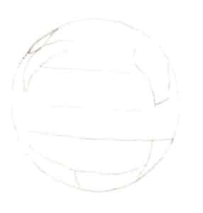 Step 02 Sketch the material’s internal structures (e.g., light-dark boundaries) with loose, casual lines.