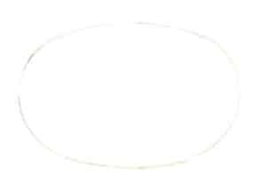 Step 01 Lightly sketch the general oval-shaped outline of the agate bracelet with a pencil.