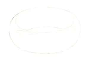 Step 03 Identify the illuminated areas based on the light source, outline highlight shapes, and finalize the line drawing.