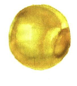 Step 04 Use Yellow Ochre to define the artwork’s shadow areas, maintaining a sense of color layering.