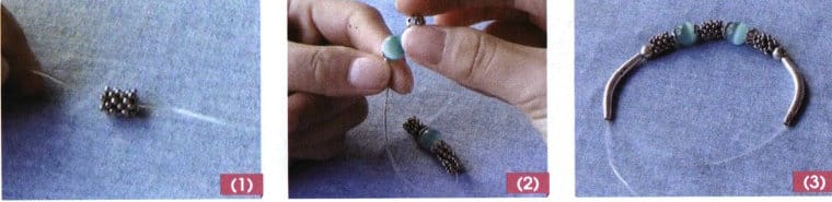 Figure 4-23 Making a metal accent bracelet