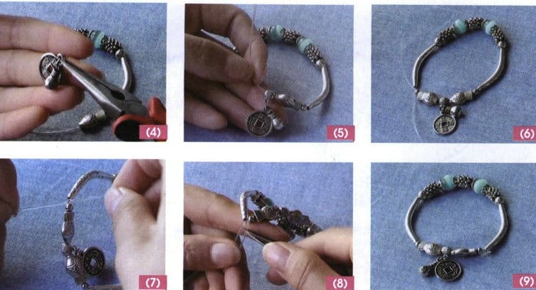 Figure 4-23 Making a metal accent bracelet