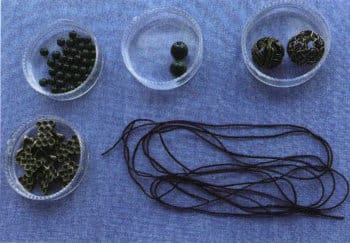 Figure 4-25 Material Preparation for Alloy Bracelet with Colored Stones