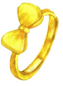 Step 07 Initially define the ring band’s shadows with Medium Yellow.