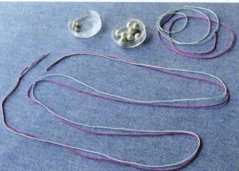 Figure 4-28 Materials Preparation for Crown Knot Beaded Bracelet