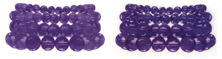 Step 05 Once slightly dry, blend violet with a small amount of magenta to define shadows, hinting basic light-dark relationships. Step 06 Combine violet and ultramarine to deepen shadows and strengthen contrast.