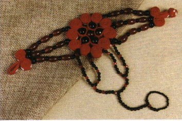 Figure 4-36 Style diagram of fabric rosette bracelet