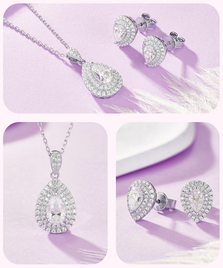 moissanite jewelry examples