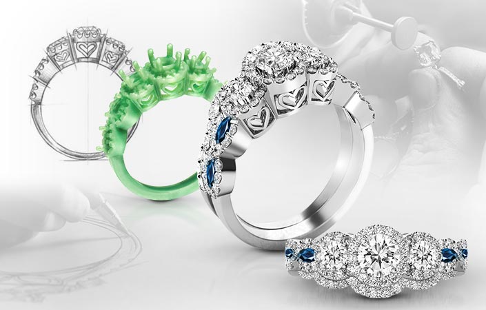 custom made engagement ring