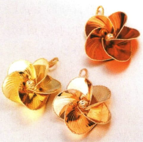 Colored Gold Pendant