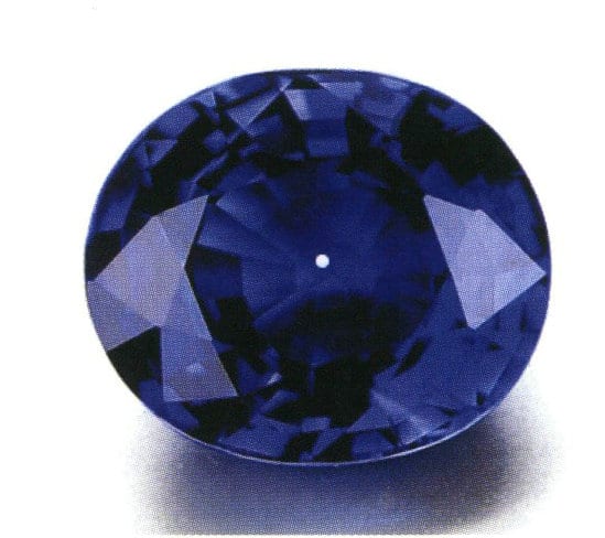 Royal blue sapphire