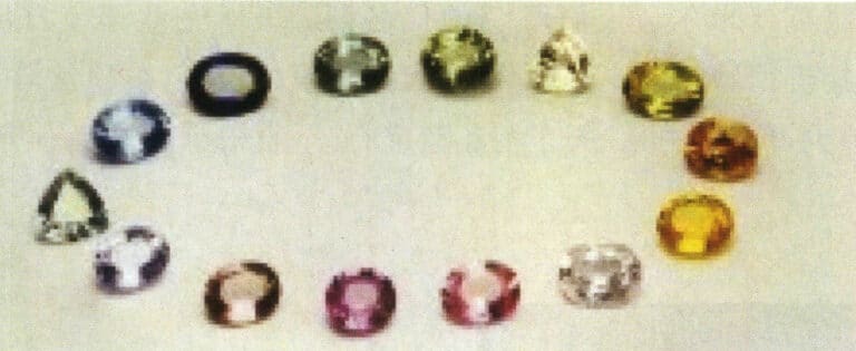Sapphires of Various Colors