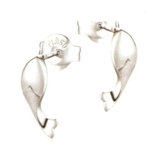 Platinum Stud Earrings