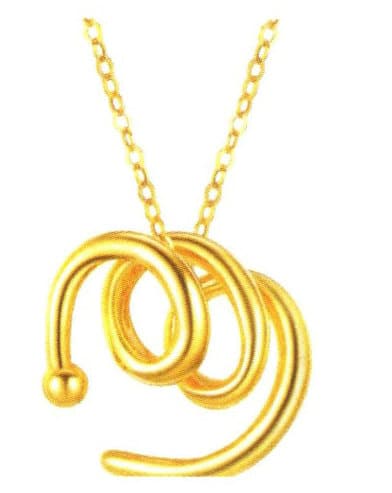 Gold pendant