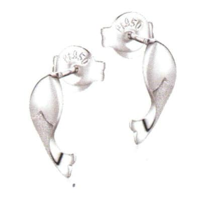 Platinum earrings