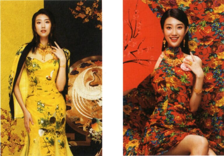 Models wearing jewelry