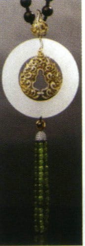 Hetian jade pendant