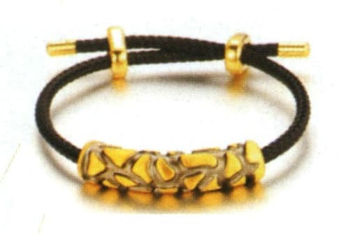 Bicolor gold bracelet