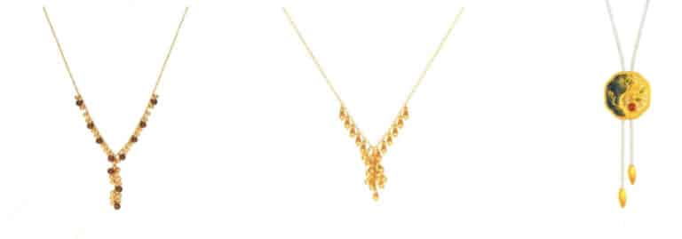 "V"-shaped pendant (Provided by Aohau Jewelry)