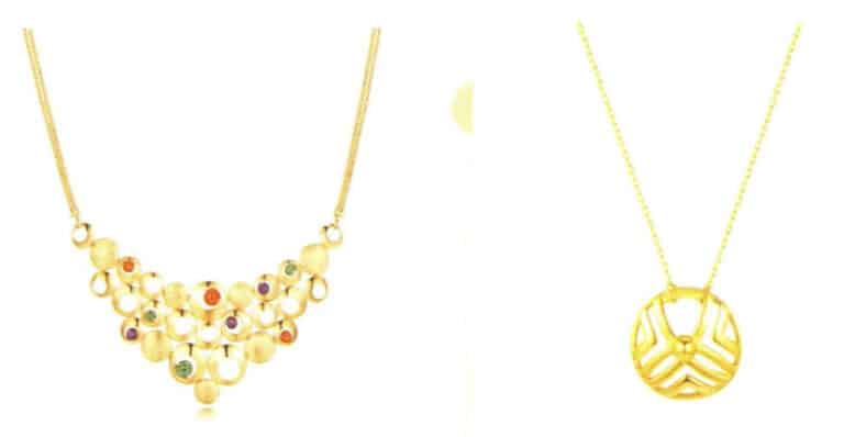 Round-effect necklace