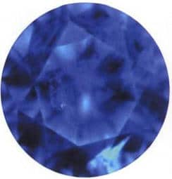 Figure 3-13 Fluorescence and closed-type textures of natural diamonds under Diamond ViewTM