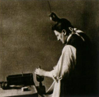 Figure 5-2 The Cullinan diamond being cleaved by Asscher