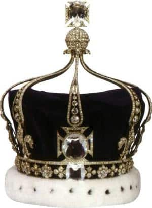 Figure 6-4 Queen Mary's crown set with the Koh-i-Noor diamond