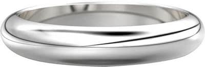 white rhodium filled